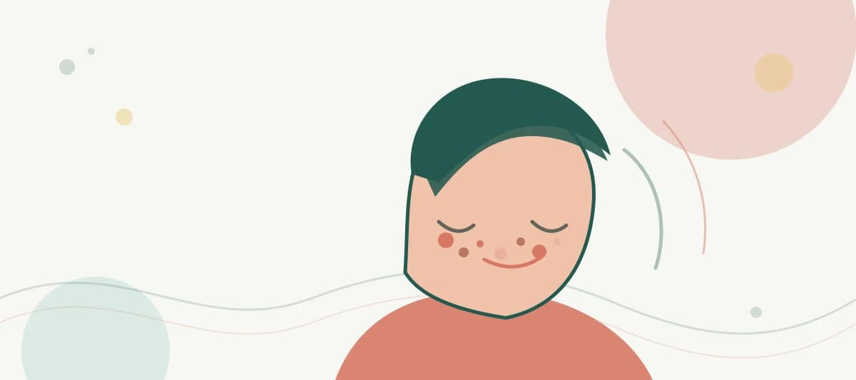 痤疮与痘印健康主题主题插画