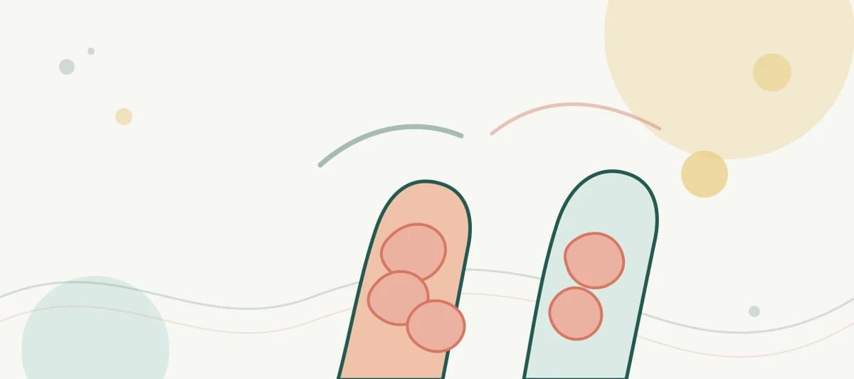 荨麻疹健康主题插画